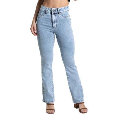 Imagem de Calça Jeans Sawary Boot Cut Petit - 282119 - Azul claro 40, Azul, 40