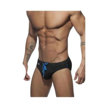 Imagem de Sunga Masculina Sexy Com Efeito Push-up, Estilo Arco-íris, Para Surf E