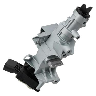 Imagem de Carcaça do cilindro de bloqueio de ignição, compatível com Jeep/Chrysler/Dodge 2017-2020 - Wrangler/Compass/Patriot/Liberty/PT Cruiser/Pacifica/200/Avenger/Nitro, caixa do interruptor da coluna de