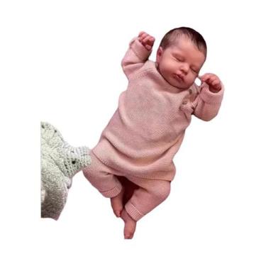 Imagem de Boneca Reborn De Bebê Novo Nascido De 19 Polegadas, NPK Loulou, Toque 