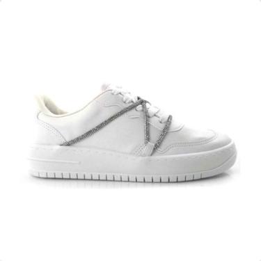 Imagem de Tênis Running Feminino Vizzano Branco, Branco, Branco, Cristal, 35