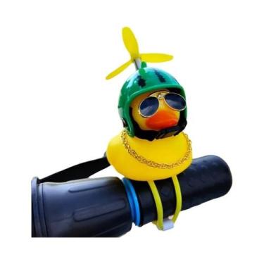 Imagem de Decoração De Carro Pato Amarelo Pequeno Brinquedo De Borracha Fofo Orn