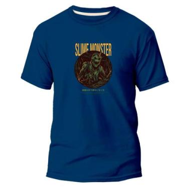 Imagem de Camiseta Basica Algodão Premium Estampa Digital Slim Monster - Pavesi,