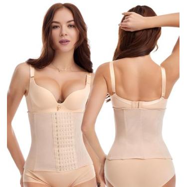 Imagem de Cinta Modeladora Premium Shape Feminina Compressão Ajustável Para Afin