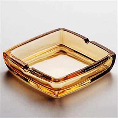 Imagem de Cinzeiro de vidro de cristal cinzeiro doméstico sala de estar restaurante cinzeiro grande Phnom Penh cinzeiro quadrado de vidro de cristal bandeja de fumaça (003)