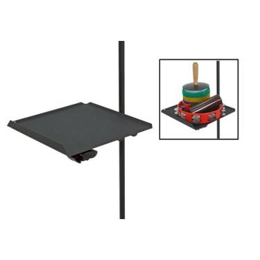 Imagem de Clamp de Bandeja Mesa Apoio Grande 26x28cm para Pedestal ASK - ASK SUP