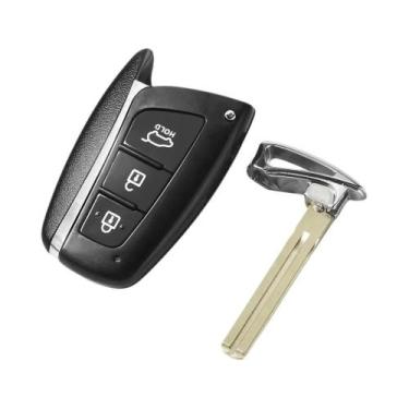 Imagem de Capa De Chave Automotiva Hyundai Genesis Santa Fe Equus Azera KEYYOU 2