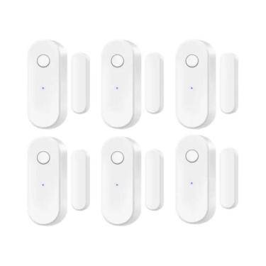 Imagem de Sensor De Porta E Janela WiFi, Controle Pelo APP Smart Life, Alarme Re