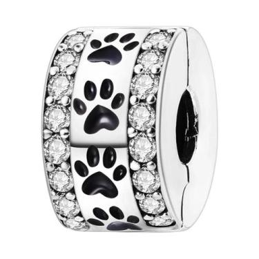 Imagem de Pingentes De Urso Fofo Banhados a Prata Para Pulseiras De Amizade Femi