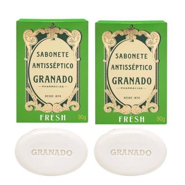 Imagem de Kit 2 Sabonete Antisséptico Granado Fresh Em Barra Antiacne Vegetal 90g