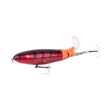 Imagem de Isca De Pesca Goture Whopper Popper Topwater Com Cauda Rotativa, 10cm,