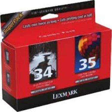 Imagem de Cartucho Lexmark 34 35 Kit 2 Cores