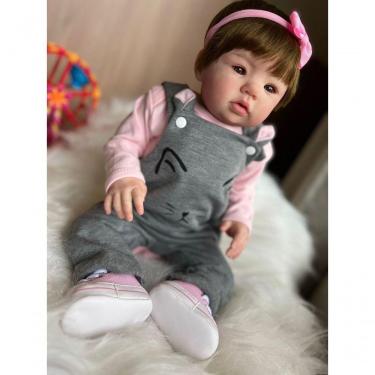 Imagem de Bebê Reborn Abigail 04 Kit Completopo Do Bebê Vinil