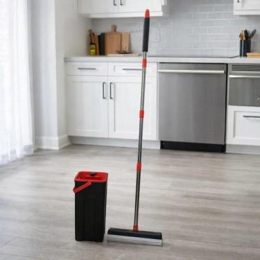 Imagem de Mop Esponja PVA com Balde e Cabo em Aço Inox 125 cm Limpeza Completa P