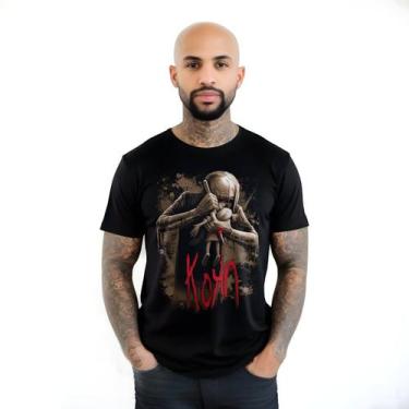 Imagem de Camiseta Preta Banda Korn - Bomber - 100% Algodão - ALT UNIVERSE, EG