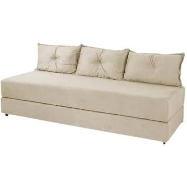 Imagem de Sofá Cama Multiuso Bege - MULTI MÓVEIS