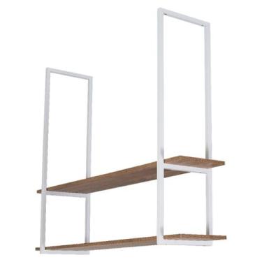 Imagem de Prateleira Industrial Dupla De Teto Para Cozinha 60cm BM SF - ShopFort