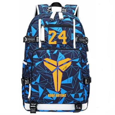 Imagem de Mochila escolar Kobes Bryantss Anime para crianças 24L - yiweisai