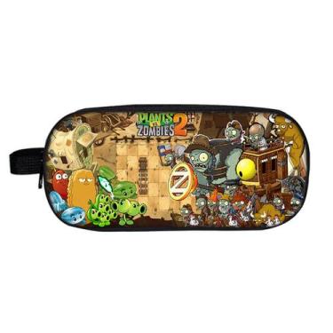 Imagem de Bolsa de lápis Plants vs Zombies PVZ Peashooter para crianças - Yiweis