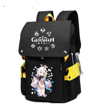 Imagem de Mochila escolar Genshins Impacts K para crianças - 31x21x47cm - yiweis