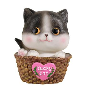 Imagem de Pote de dinheiro Piggy Bank Cute Lucky Cat Coin Bank para crianças - y