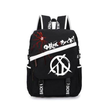 Imagem de Mochila escolar infantil Kabanellis com impressão 3D de algodão e poli