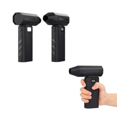 Imagem de Soprador Portátil Turbo Recarregável 100.000 RPM com LED e 5 Velocidades – Mini Soprador de Ar Tipo-C para Limpeza de Eletrônicos, Teclados e Churrasqueira – Bateria 6000mAh