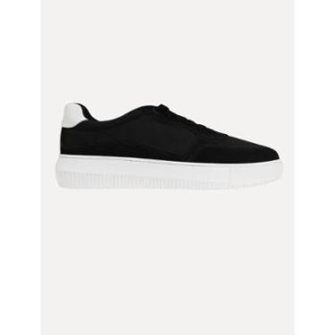 Imagem de Tênis Calvin Klein Jeans Masculino CKJ Palito Side CK Nylon Preto-Masculino