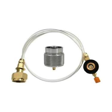 Imagem de Adaptador De Recarga De Gás Para Camping Ao Ar Livre, Conector De Cili
