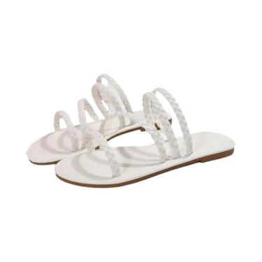 Imagem de Sandálias Femininas Elegantes Antiderrapantes De Dedo Aberto Confortáv