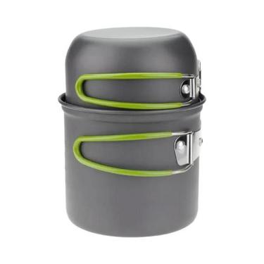 Imagem de Conjunto De Panelas De Camping Em Liga De Alumínio Leve Para Uso Ao Ar