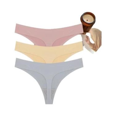 Imagem de Conjunto De Lingerie Sexy E Respirável Para Mulheres, T-back G-String,