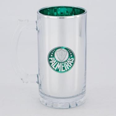 Imagem de Caneca Chopp Palmeiras Vidro Metálico-Unissex