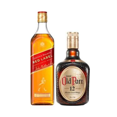 Imagem de Combo Whisky Johnnie Walker Red Label 750Ml + Whisky Old Parr 750Ml - 