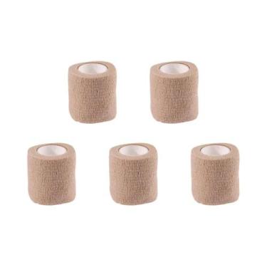 Imagem de Bandagem Elástica Autoadesiva Coesiva Não Tecida, Fita De Enfaixamento