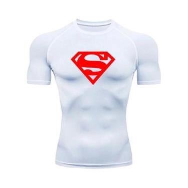 Imagem de Camiseta De Compressão Spider Para Homens, T-Shirt De Fitness Para Aca