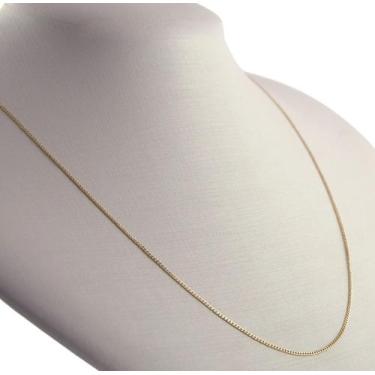 Imagem de Cordão Masculino Ouro 18k 750 Grumet Fino 1.2 70 Cm Amarelo - JOIE JOI