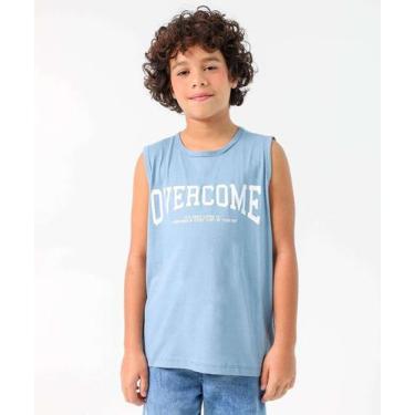 Imagem de Regata Juvenil Estampada Marisa Tam 10 a 16 Azul-48121, Azul, 10