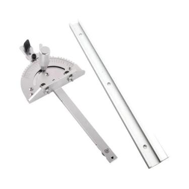 Imagem de Medidor De Esquadria Em Liga De Alumínio Com Alça Para Serra De Mesa E