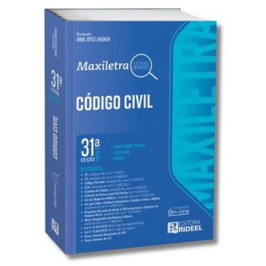 Imagem de Código Civil Maxiletra Letras Grandes Rideel + Constituição Federal 31