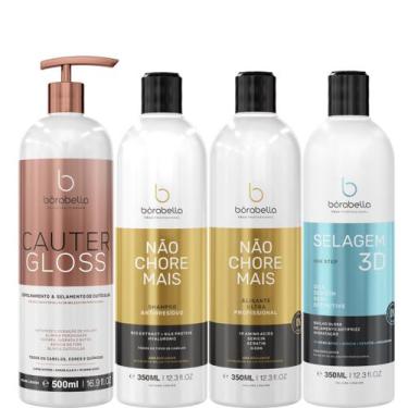 Imagem de Borabella Cauter Gloss + Kit Não Chore + Selagem 3x350ml