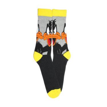 Imagem de Meia Divertida Patolino Maculina Adultos Grande Cano Longo - GAC VARIE