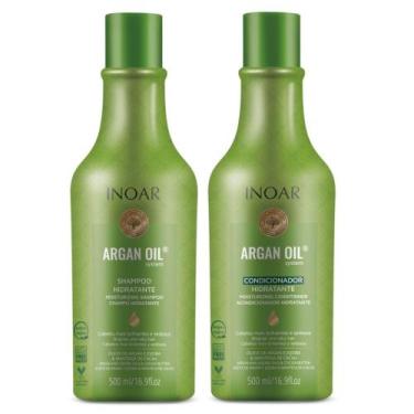 Imagem de Shampoo e Condicionador INOAR Argan Oil 500ml