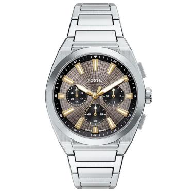 Imagem de Relógio Fossil Masculino Everett Prata - FS6128/1CN Relógio Fossil Masculino Everett -...
