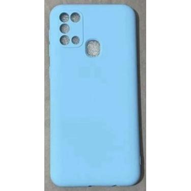 Imagem de Capa Capinha M31/M315/M21S da Samsung Silicone Aveludado - CC, Azul Cé