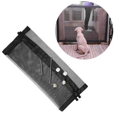 Imagem de Porta Tela Protetora Grade Bebes Cães Gatos Pet 182 X 76 Cm F102 - GXM