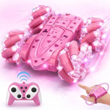 Imagem de Carrinho De Controle Remoto Maluco Speed Girl Gira 360 Graus Inteligen