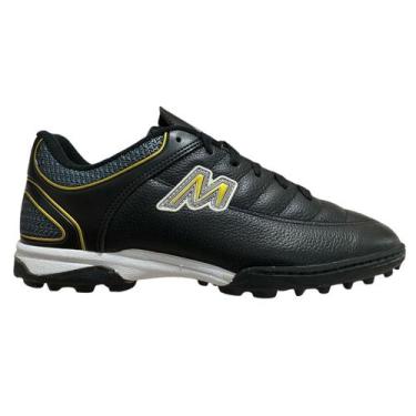 Imagem de Chuteira Society Mathaus Galatic Plus Masculino Preto, 42