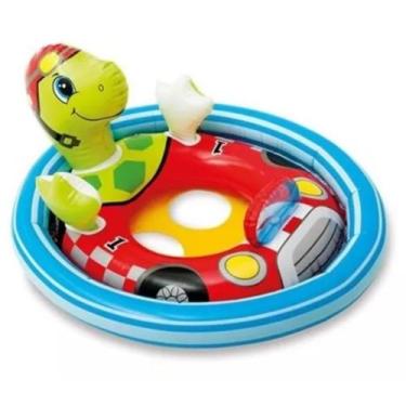Imagem de Bóia Inflável Para Bebê Minha Primeira Bóia Bote Tartaruga - 694105745