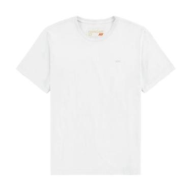 Imagem de Camisetas Plus Size Gola Redonda Hangar 70976 Masculina, Branco, G1